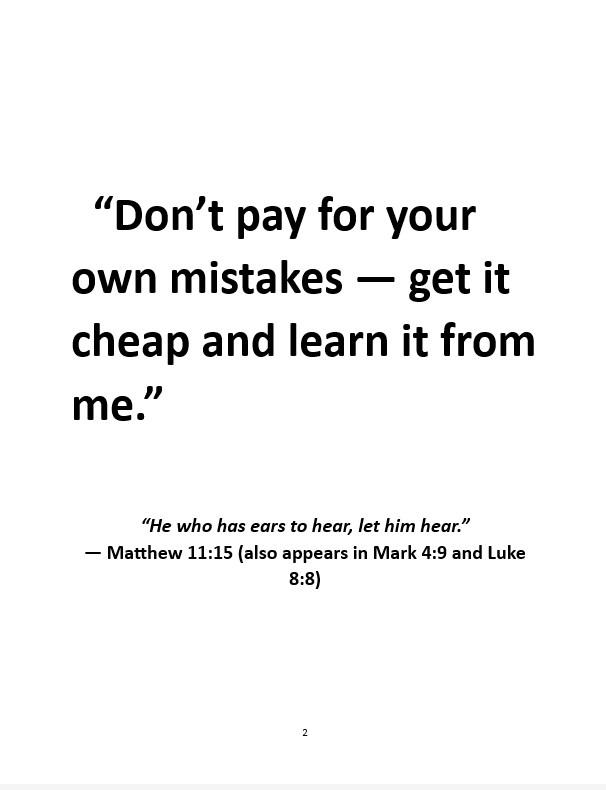 Mistakes I Made In Business And What I Learned