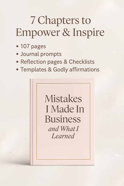 Mistakes I Made In Business And What I Learned