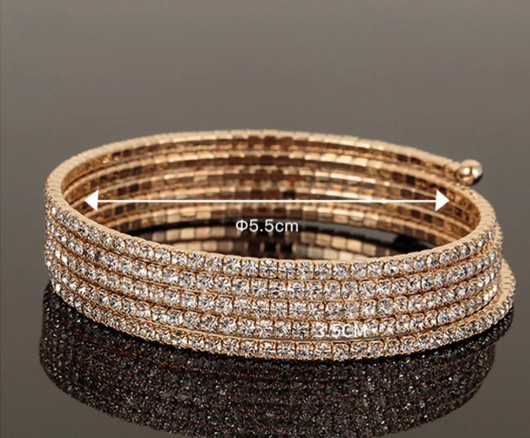 The Transformation Bangle measurements: 5.5 cm diameter, 3.5 cm width