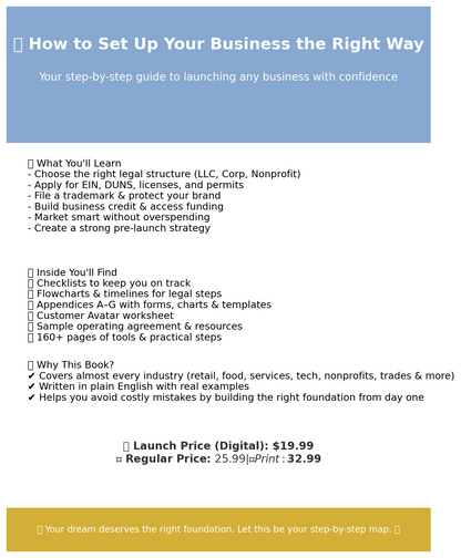 How To Set Up Your Business The Right Way